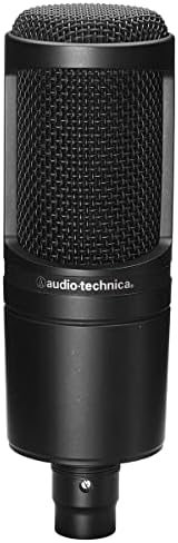 Комплект конденсаторных Студийни микрофони, Audio Technica AT2020 с поп-филтър и XLR-кабел