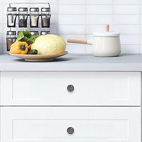Дръжки на чекмеджета ретро геометрия цветове RV Офис домашни кухненски шкафове за гардероб, комодные хардуер чекмеджета,