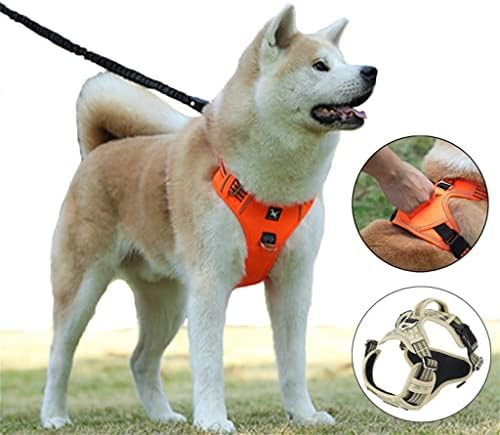 Универсален жилетка за кучета без напрежение, с дръжка, подходящ за средни и Големи кучета, жилетка за кучета от плат Оксфорд (Цвят: C размер: