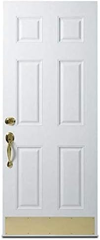 Метална врата тампон Don-jo-Тон месинг 8 x 28 -за 30-инчов врати-Закопчалка от дърво и метал-Защита на врати-Вратата се подплата-Атракция