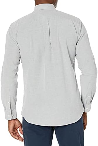 Мъжка риза оксфорд обичайните размери на Essentials с дълъг ръкав