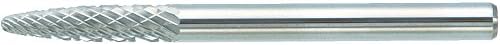 Твърдосплавен прът TRUSCO TB3A030L75, Тип куршум, Диаметър 0,1 инча (3 мм) Дължина на острието 0,5-инча (12,7 мм), Прът 0,1 инча (3 мм), Дълъг, Двойна парче