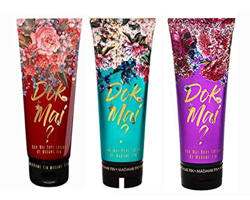 Най-добрият подарък, определени Тайландски Известния Популярен лосион за тяло Dok Mai 3 цвята Госпожо Fin Класически парфюм