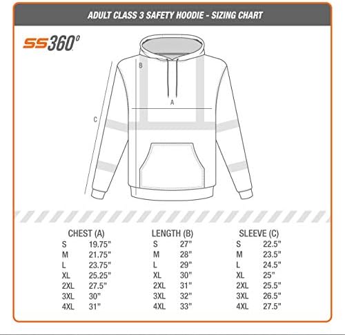 Hoody SafetyShirtz SS360 Wildland с качулка - Оранжево - ANSI Class 3 - PNW Tanya