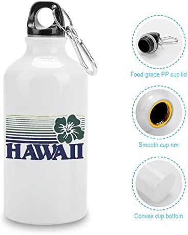Бутилки с Вода Велосипед Лека Алуминиева Бутилка с вода Хавай Изолирани във вакуум с капак Закрутки