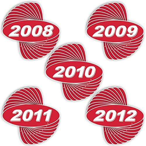 Тагове Versa 2008 2009 2010 2011 2012 Етикети в прозореца автодилера Овалния моделна година, с гордост Направени в САЩ, Стикери на предното стъкло Versa Овалния моделна година в че