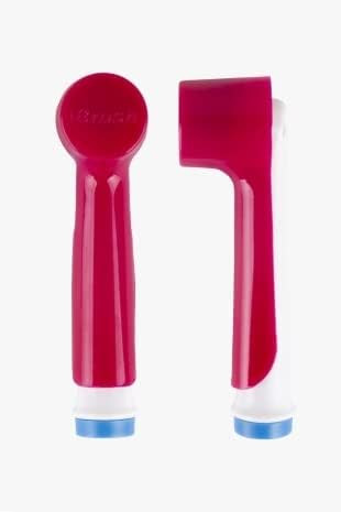 ibrush 4 Бр. Цветна Замяна Корона четка за зъби, Защитна Капачка, която е Съвместима с Електрическа четка за зъби Oral-B