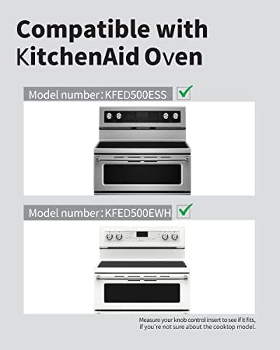 EIOLWJIEO Модернизирани Дръжки печки W10823529 W11156487 за KitchenAid, Дръжка, електрически готварски печки с D-Образен дизайн