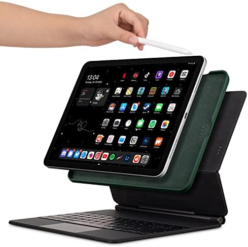 Магнитен кожен калъф MAOGOAM за iPad Air Gen 4 /Gen 5 10,9 см 2018-2022, Съвместим с Magic Keyboard, Калъф от веганской кожата премиум-клас