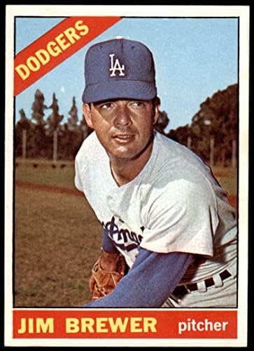 1966 Topps 158 Джим Брюър Лос Анджелис Доджърс (Бейзбол карта), БИВШ играч на Доджърс