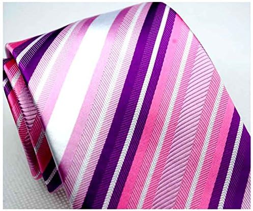 Мъжки Класически Раираната Вратовръзка От Жаккардовой Тъкан Repp Сватбен Формален Бизнес Тънка Вратовръзка