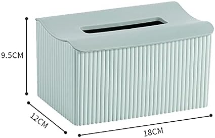 Капакът на кутията тъкан 1pc кутии от плат AHEGAS пластмаса, Контейнер за мивки за баня, 17 * 12 * 9.5 см Бял