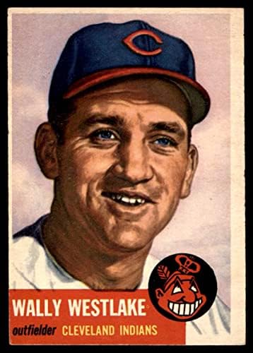 1953 Topps # 192 Уоли Westlake Кливланд Индианс (Бейзболна картичка) EX индианците