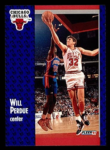 1991 Fleur 32 Уил Пардю Чикаго Булс (Баскетболно карта) в Ню Йорк/Mount Булс Вандербилт