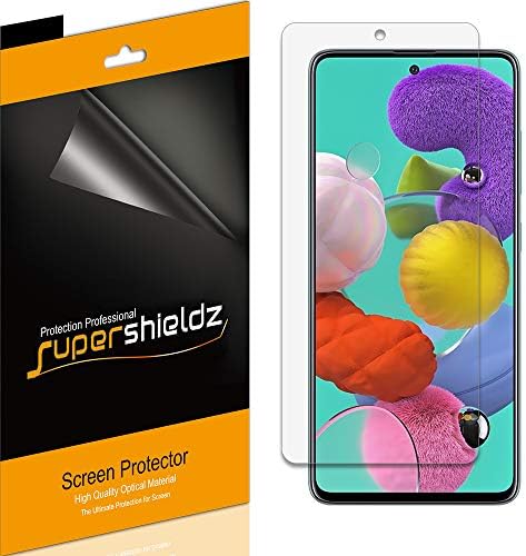 (6 опаковки) Supershieldz е Предназначен за Samsung Galaxy а a53 5G / A52 / A52 5G / A51 / A51 5G / A51 5G UW Защитно фолио за екрана, прозрачен