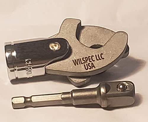 Инструмент за ликвидация на колана Товарен Лебедка WILSPEC LLC с Безплатен адаптер за пробиване