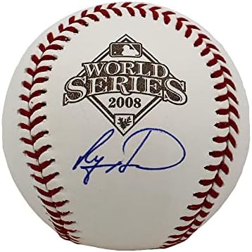 Райън Хауърд С автограф /с Автограф на Филаделфия Роулингс World series 2008 бейзбол