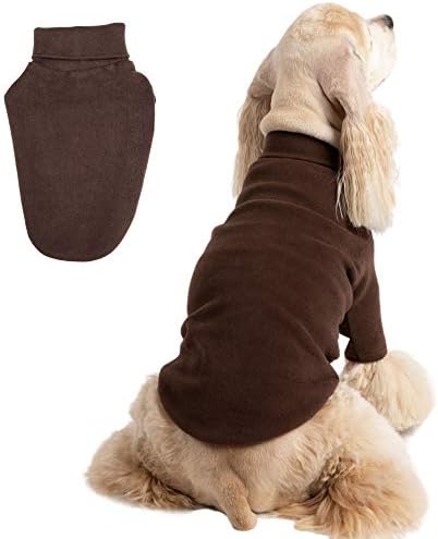 Обикновен Пуловер-поло BLOOMING ПЕТ, Тениска с къси ръкави, Hoody за по-Големи Кучета | Топла Гъста Дрехи за студено време