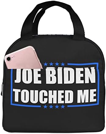 SwpWab Joe Biden Посетени Me Множество Преносима Чанта За Bento От Фолио С Удебелени Изолация, Както За Мъже, Така И За Жени
