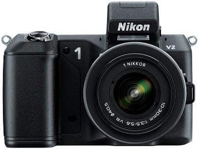 Цифров фотоапарат Nikon 1 V2 14,2 Мегапиксела, HD с 10-30 мм VR обектив 1 NIKKOR (черен)
