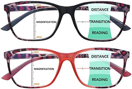 Постепенно Многофокусные Очила за четене, блокиране на Синята светлина, за жени, Мультифокальные очила за четене, срещу умората на очите с пружинным тръба на шарни?