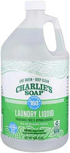 Течен перално сапун Charlie ' s Soap (160 пъти, 1 опаковка) Физическо Хипоалергичен средство за измиване, дълбоко почистване