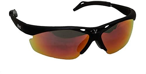 Спортни слънчеви очила VINCI Black Multilens за бейзбол, колоездене, джогинг и много Други!