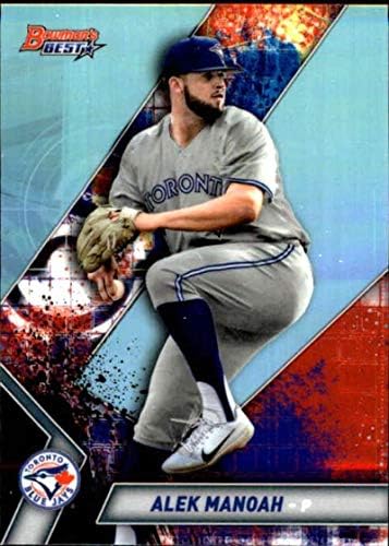 Най-добрите рефракторы Bowman' ' s Top Prospects 2019 TP-3 Алек Маноах Торонто Блу Джейс RC Нов MLB Бейзбол търговска карта