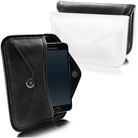 Калъф BoxWave за BlackBerry Evolve (Case by BoxWave) - Луксозни Кожена чанта-месинджър, Дизайн своята практика-плик от изкуствена