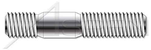 (200 броя) M8-1.25 X 20 mm, по DIN 939, Метричен, Шипове, Двустранни, Диаметър ввинчиваемого края на 1.25 X, Неръждаема стомана А2