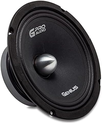 Genius Audio GPRO-M148B 8-инчов говорител на средния диапазон 300 W Макс. - 150 W Квадратична стойност Pro Audio Високоговорители