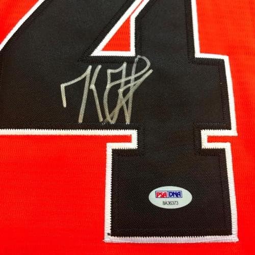 Кенли Янсен Подписа Фланелка с големи Надписи Доджърс в мача на звездите 2017 г. с ДНК PSA - Тениски MLB С автограф