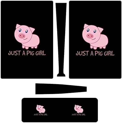 Just A Pig Момиче 3 бр. Стикер върху цялото Тяло, Стикер на Корицата за PS5 Digital Edition за конзолата PS5 и контролер