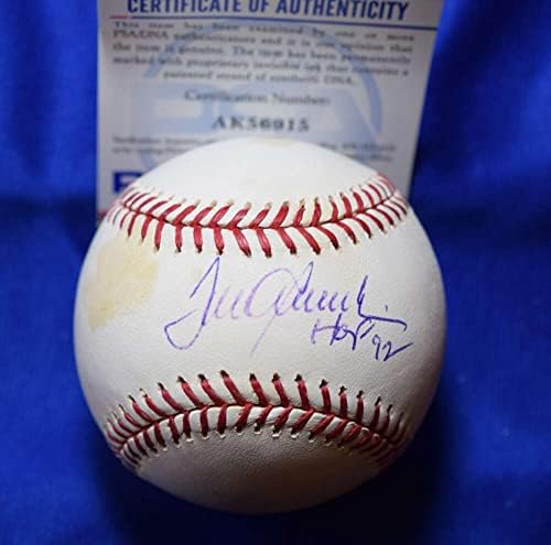 Това Siver КОПИТО 92 PSA ДНК Coa Автограф Подписан от Висшата Лига Бейзбол OML