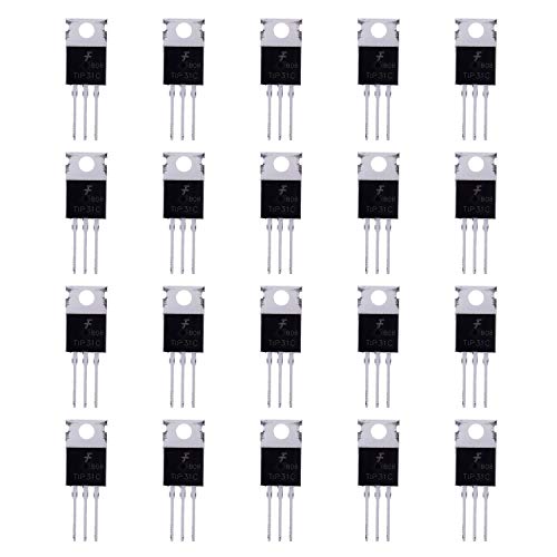 BOJACK TIP31C NPN 3 A Силиций эпитаксиальные силови транзистори напрежение 100 НА TIP31 Транзистори Дарлингтън напрежение 3 Ампер на 100 Волта TO-220 (опаковка от 20 бр.)