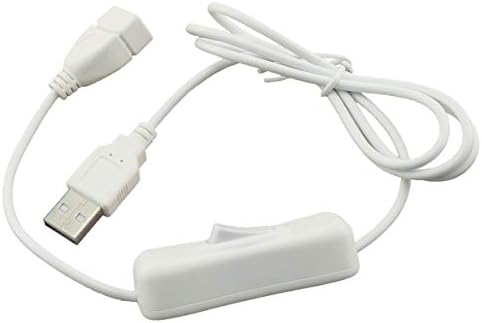 ZRM & E USB удължителен кабел с ключ 28AWG Бял USB-удължител от мъжа към жената за USB слушалки, прехвърляне на данни, захранване на малки