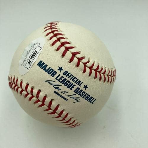 Ърни Банкс №14 На Пенсия 8-22-1982 Влезе в Залата на Славата на MLB Бейзбол JSA COA - Бейзболни топки с автографи