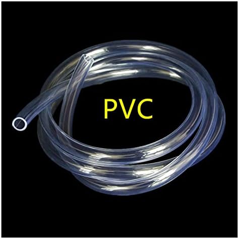 1 М, с Прозрачна PVC Пластмасови Водопроводна тръба вътрешен диаметър 2-20 мм Универсална силиконова Мека тръба (Размер: 1 m,