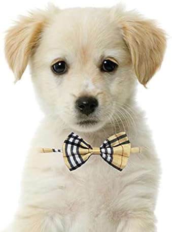 Вратовръзки-пеперуди за кучета Petunny с възможност за регулиране, 10 бр., вратовръзки-пеперуди за домашни любимци, Вратовръзки-пеперуди за котки, Обемни Вратовръзки-пе