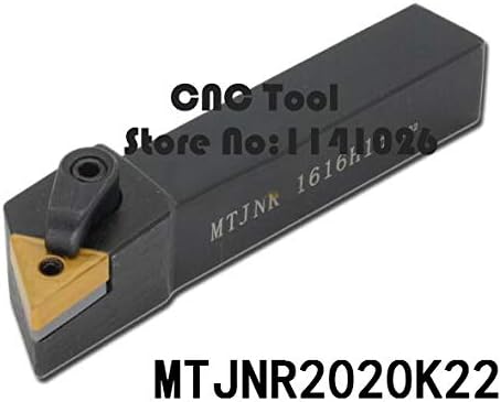 FINCOS MTJNR2020K22 / MTJNL2020K22 Режещи Инструменти за струг за метал, Цилиндричен Струг инструмент с ЦПУ, Външен Струг инструмент, Тип MTJNR/L