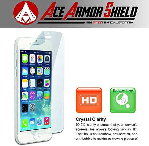 Ударопрочная защитно фолио Ace Armor Shield за Microsoft Band / Военни клас / с Висока разделителна способност / Максимално покритие на екрана / най-Висока чувствителност към прик