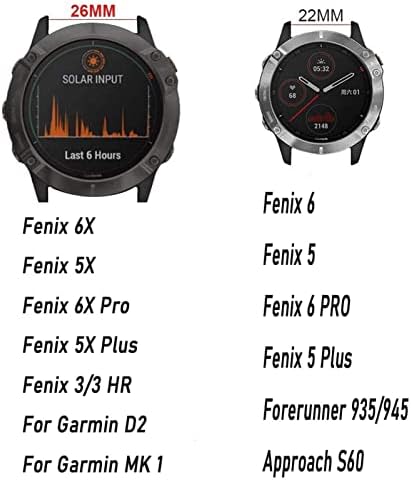 FORFC Нови въжета за смарт часовници на Garmin Fenix 7 7X6 6S 6X5X5 5S 3 3HR Forerunner 935 945 S60 быстроразъемный каишка