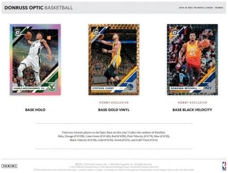 2019/20 Кутия за хоби Панини Donruss Optic Баскетбол - Восъчни Опаковки за Баскетбол