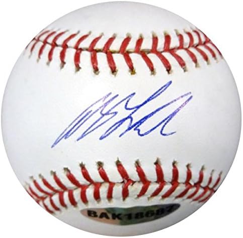 Анди Laroche С Автограф от Официалния представител на MLB бейзбол Питсбърг Пайрэтс, Лос Анджелис Доджърс, Холограма MLB