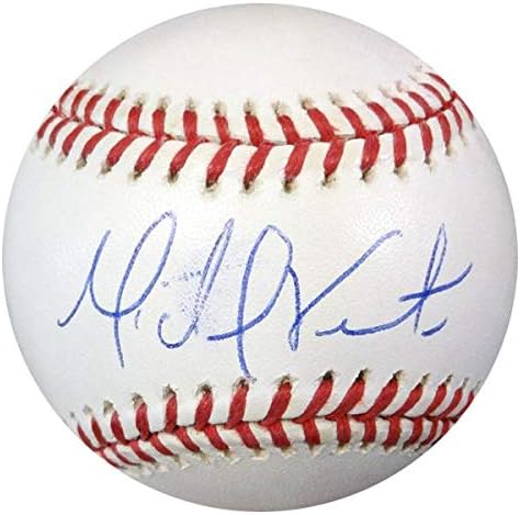 Майк Vento С Автограф от Официалния представител на MLB бейзбол Ню Йорк Янкис, Вашингтон Нэшнлз PSA/DNA Z33327 - Бейзболни
