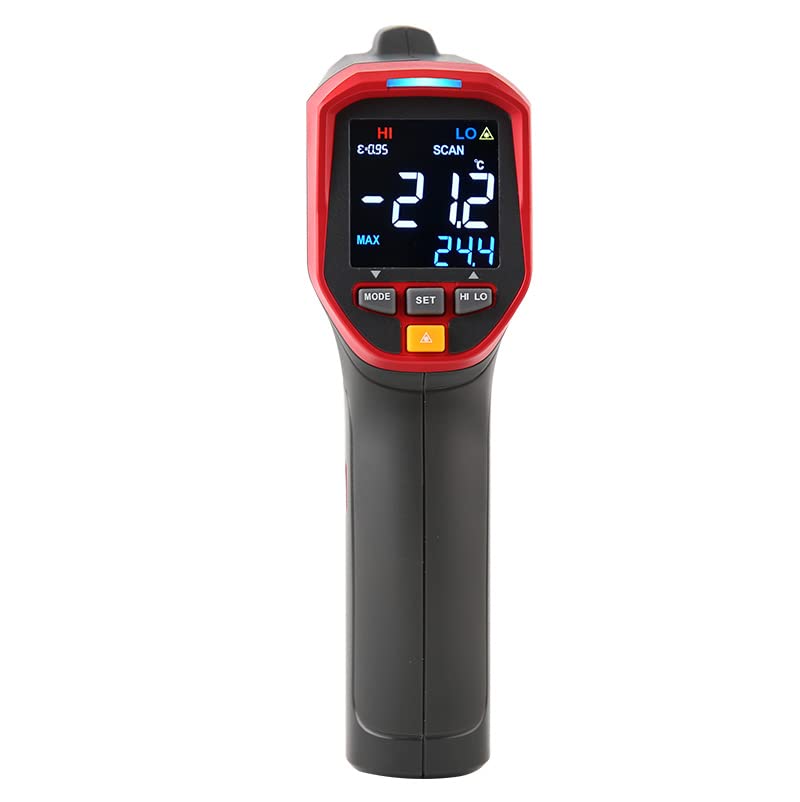 Инфрачервен професионален термометър UNIT UT305S CE/RoHS -50 °C ~ 2000 °C Точност ±1,0 ℃ или ±1,0% Високо/ниско аларма ° C /° F