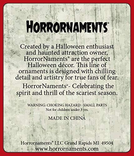 HorrorNaments Украса на Ужасите на Зомби Дядо Коледа - Страшен подпори и украса за Хелоуин, Коледа, партита и събития