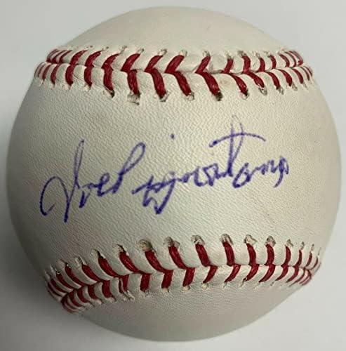 Джо Пиньятано подписа Договор с Висша лига на MLB Бейзбол PSA M44714 - Бейзболни Топки С Автографи
