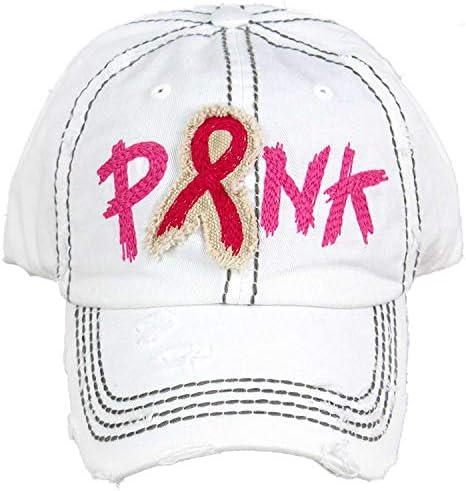 Реколта бейзболна шапка с Розова Панделка за жени на Марката