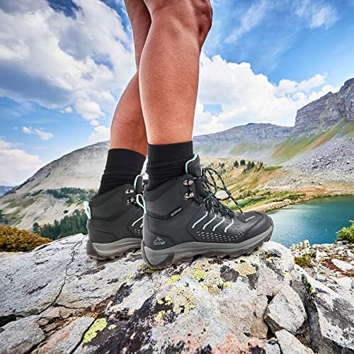 NORTIV 8 Водоустойчиви Дамски Туристически обувки Открит Трекинг Среден размер За планинско Катерене, Леки обувки
